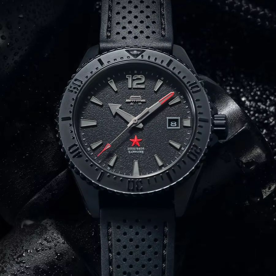 Luxury Watch In China - 北京ダークブラックダイバー200M腕時計42mm 20ATM北京腕時計夜光腕時計メンズ中国製腕時計メンズ腕時計自動巻き