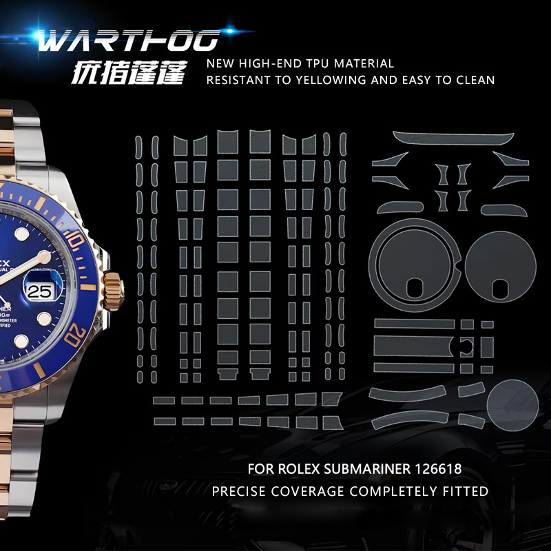 Luxury Watch Expensive - ロレックスフィルム126618サブマリーナシリーズウォッチ41MMダイヤルウォッチ保護フィルムに適しています。