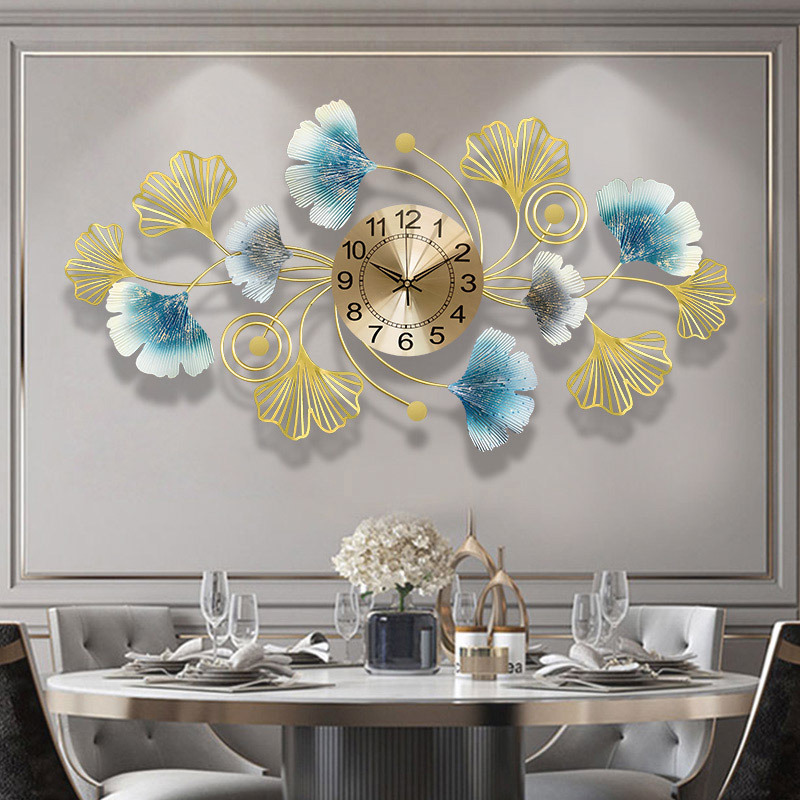 Luxury Watch Wall Clock - シンプルでクリエイティブな金属製ウォールクロック、ミュート大時計、モダンなミニマリストの室内装飾、高級リビングルームのウォールアート、エントリーウォールハング