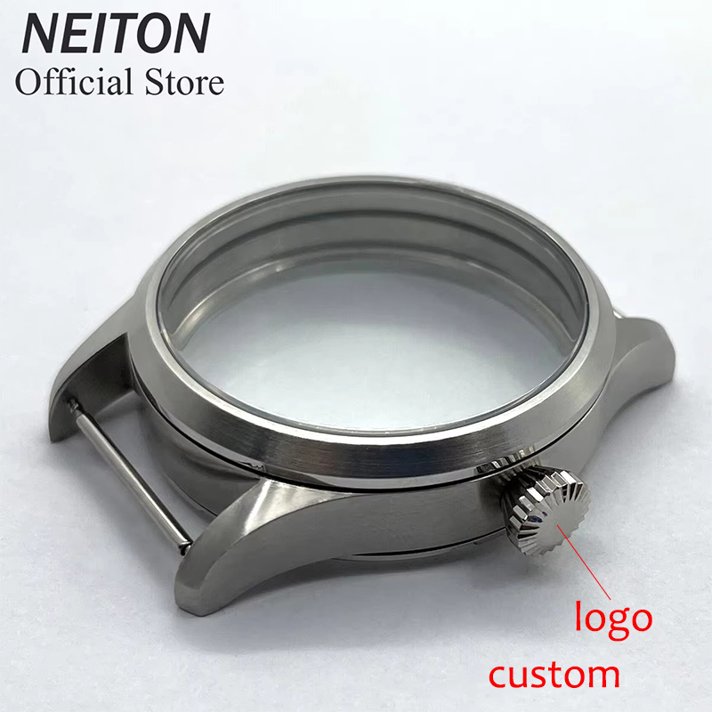 Luxury Watch Display - NEITON 42mm マニュアルウォッチケース シースルーバック フィット ETA