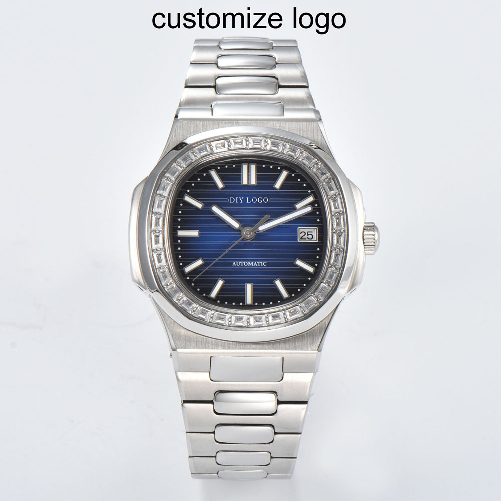 Luxury Watch Logos - 高級メンズ腕時計VK63/NH35/NH36/NH34/NH38/NH70/Miyota 8285用のカスタムパーソナライズロゴ