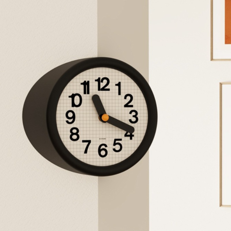 Luxury Watch Wall Clock - コーナー壁掛け時計装飾壁時計高級美的モダンインテリア時計サイレントエレガントリビングルーム時計家の装飾