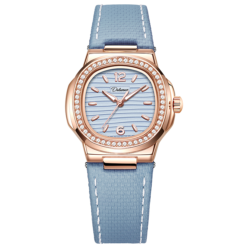 Luxury Watch Rubber Strap - 精巧でミニマルなノーチラス女性用機械式時計、デュルンウェ高級腕時計、専用のフッ素ゴム製ストラップ付き。