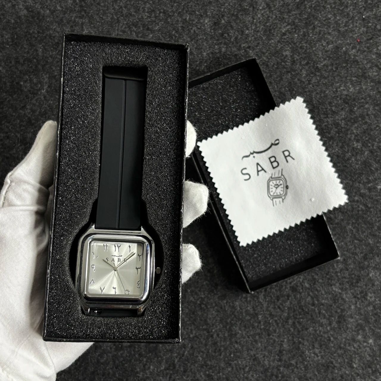 Luxury Watch Rubber Strap - SABR アラビア数字腕時計 メンズ 合金ケース腕時計 3ATM防水 クォーツ腕時計
