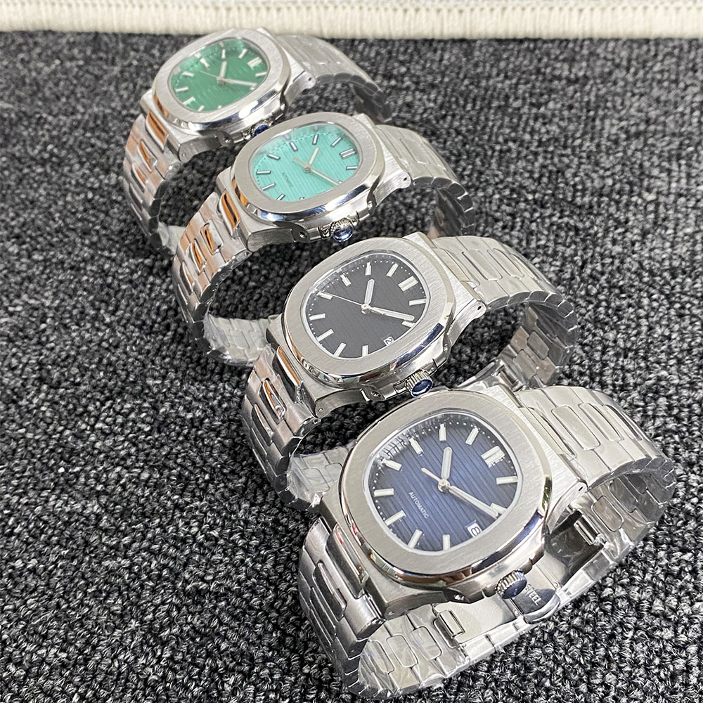 Luxury Watch In China - 2024年高級42MMメンズ腕時計 機械式時計 中国製NH35シルバーケース ステンレススチール クラシック4色文字盤 防水時計