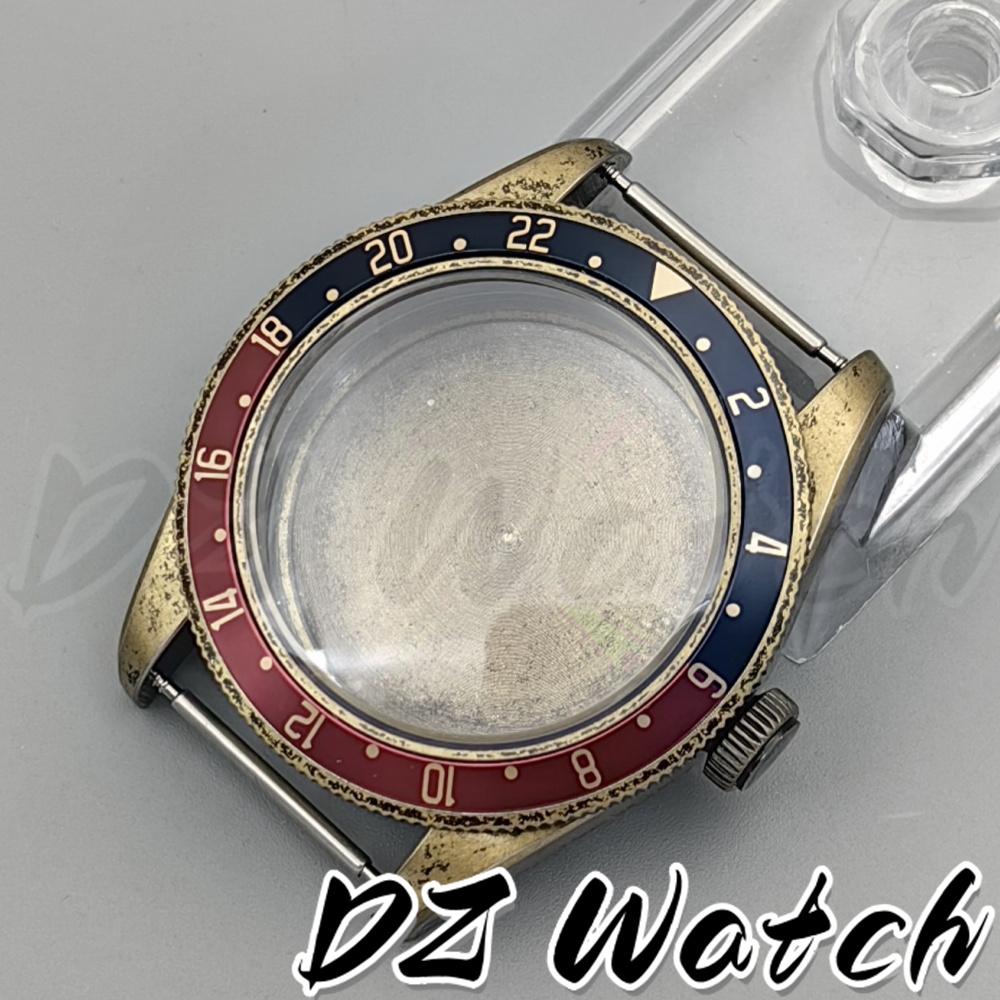 Bronze Case Watch - 防水ドメッドブロンズウォッチケース,ネジクラウン,サファイアクリスタル,39mm,nh34,nh35,nh36,nh38,nh70,eta2824,pt5000,bb58