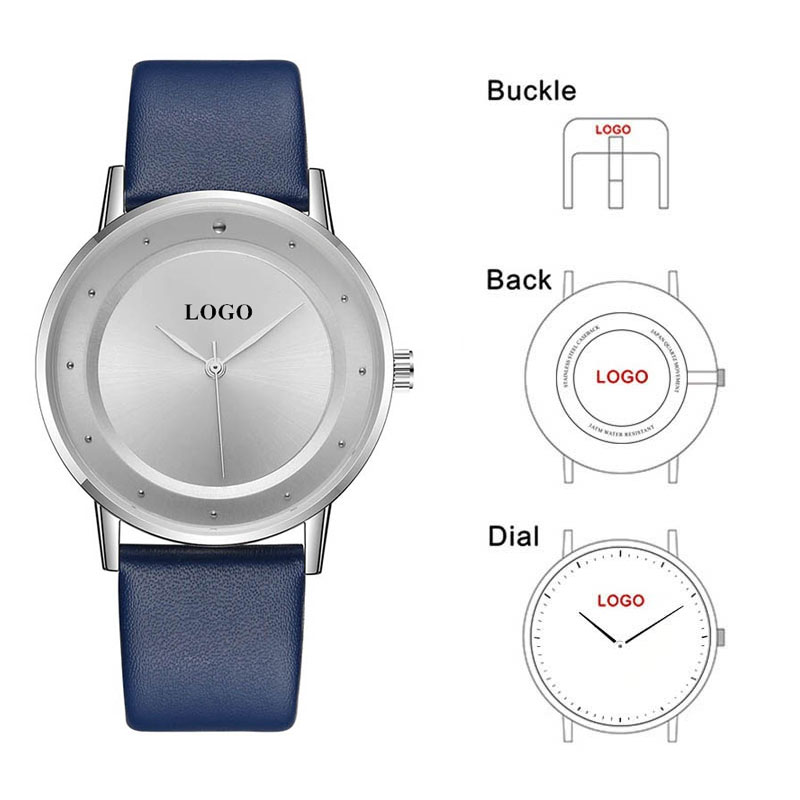 Luxury Watch Brands Logo - CL040 カスタムミニマリストウォッチ クリエイティブデザイン シンプルダイヤル OEM腕時計ブランド 高級メンズファッション