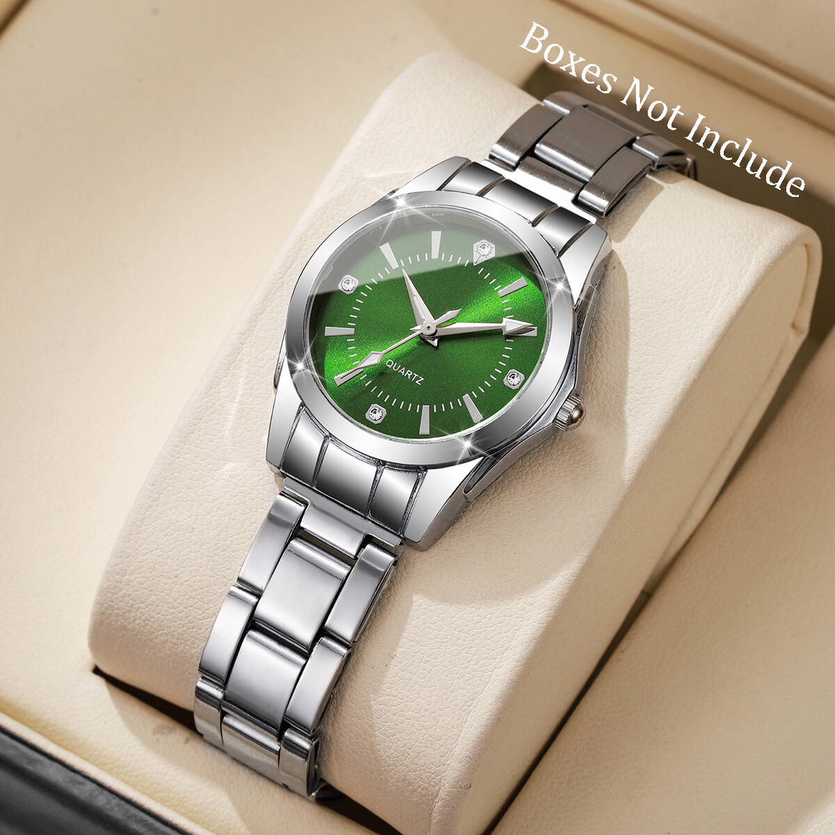 Luxury Watch Holder - 高級ラインストーンの女性の腕時計カジュアルクォーツ腕時計レディース時計リロイ Mujer (箱なし)