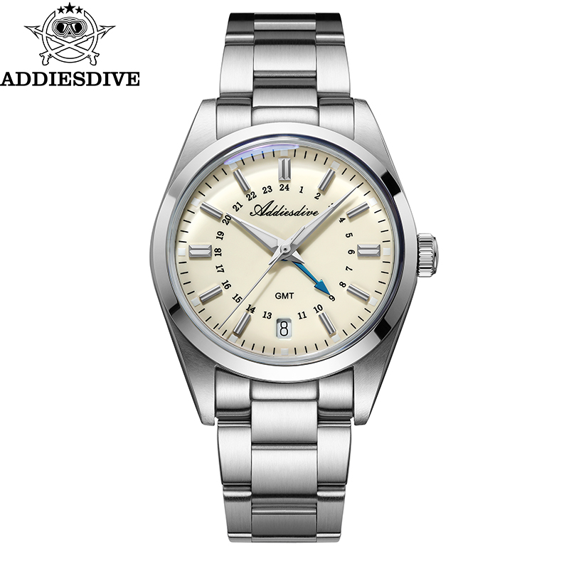 Luxury Watch Mockup - ADDIESDIVE ホットブランド 36 ミリメートル高級 GMT 腕時計ギフト男性