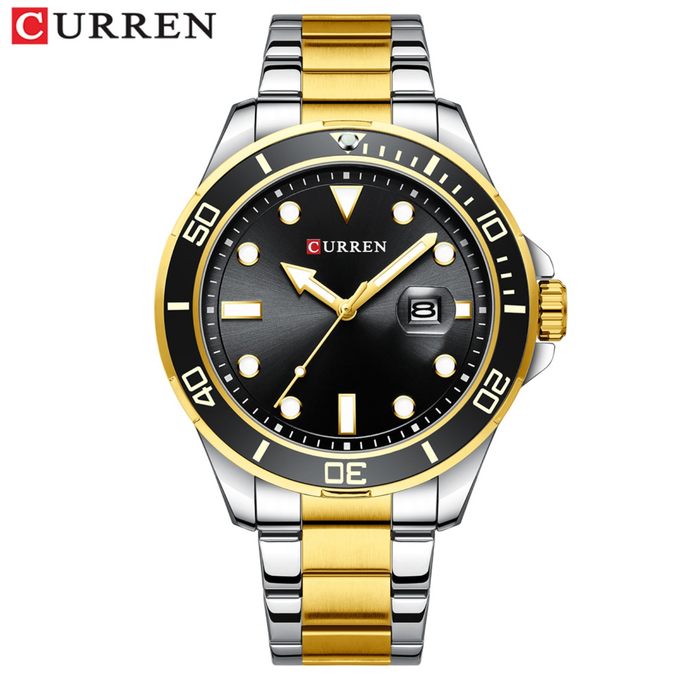 CURREN ニューグリーンウォーターゴーストシリーズブラン - Luxury Watch For Men のレビューと価格