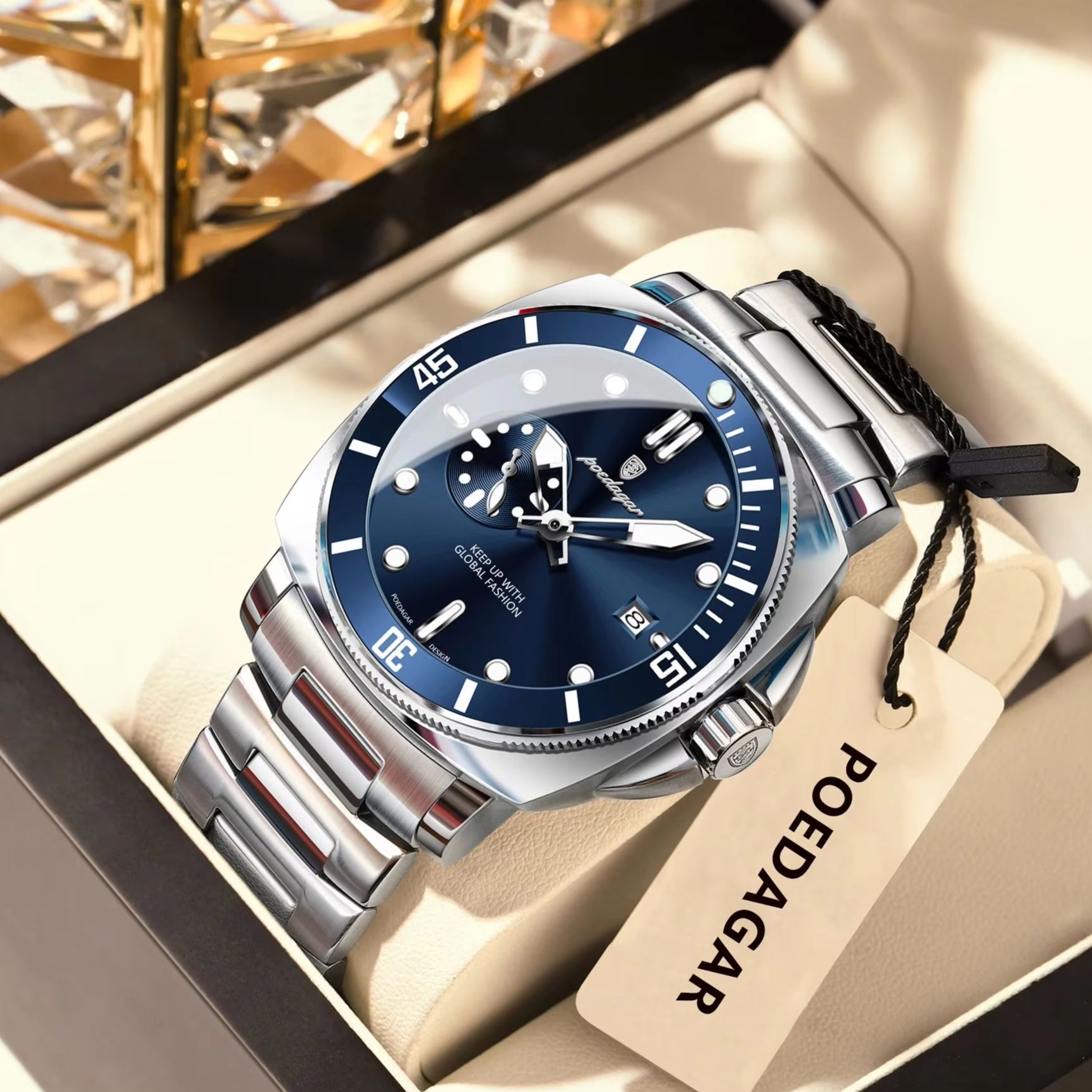 POEDAGARトップファッション高級腕時計 メンズ 防水  - Luxury Watch Zone のレビューと価格