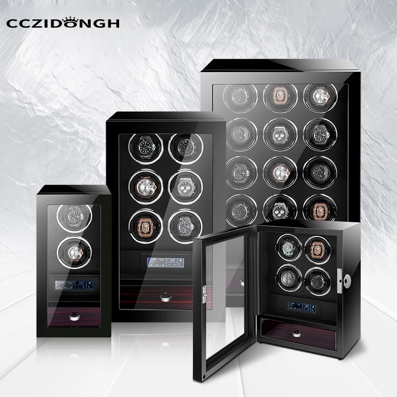 高級腕時計収納ケース - ロック付き自動巻き上げ機、時計コレ - Luxury Watch Winder Box のレビューと価格