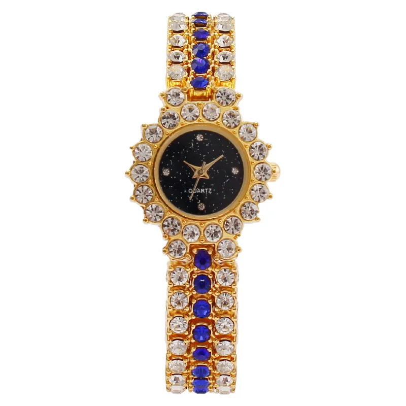 2 ピース/セットレディース腕時計高級ラインストーンクォーツ - Luxury Watch Gift For Her のレビューと価格