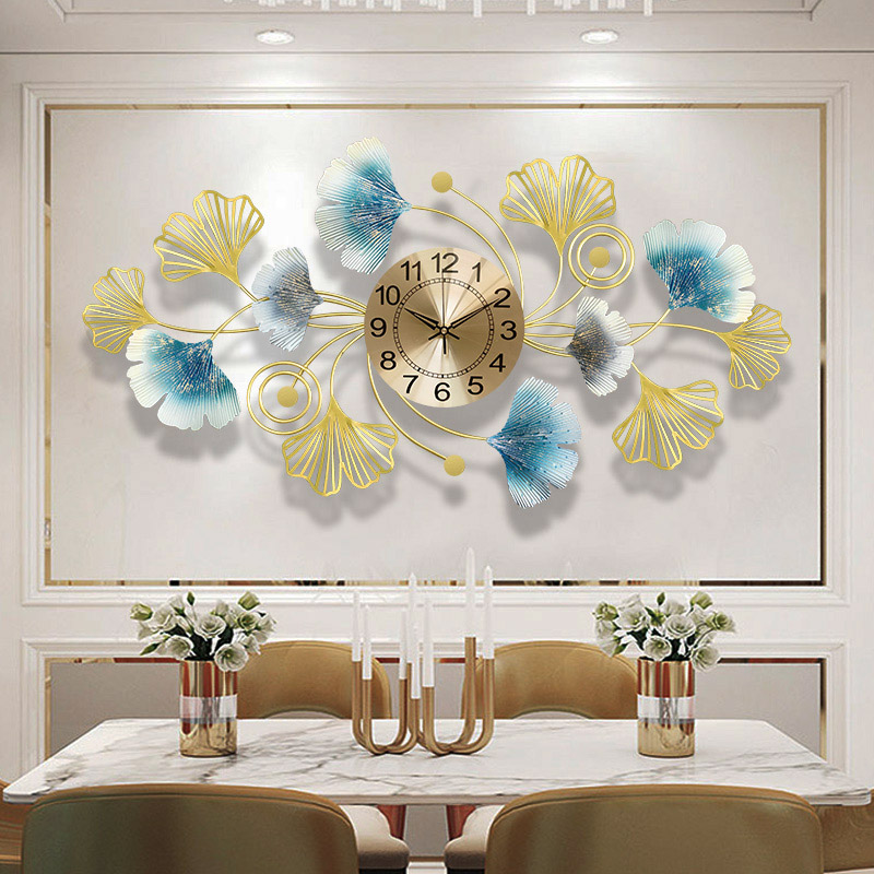シンプルでクリエイティブな金属製ウォールクロック、ミュート大 - Luxury Watch Wall Clock のレビューと価格