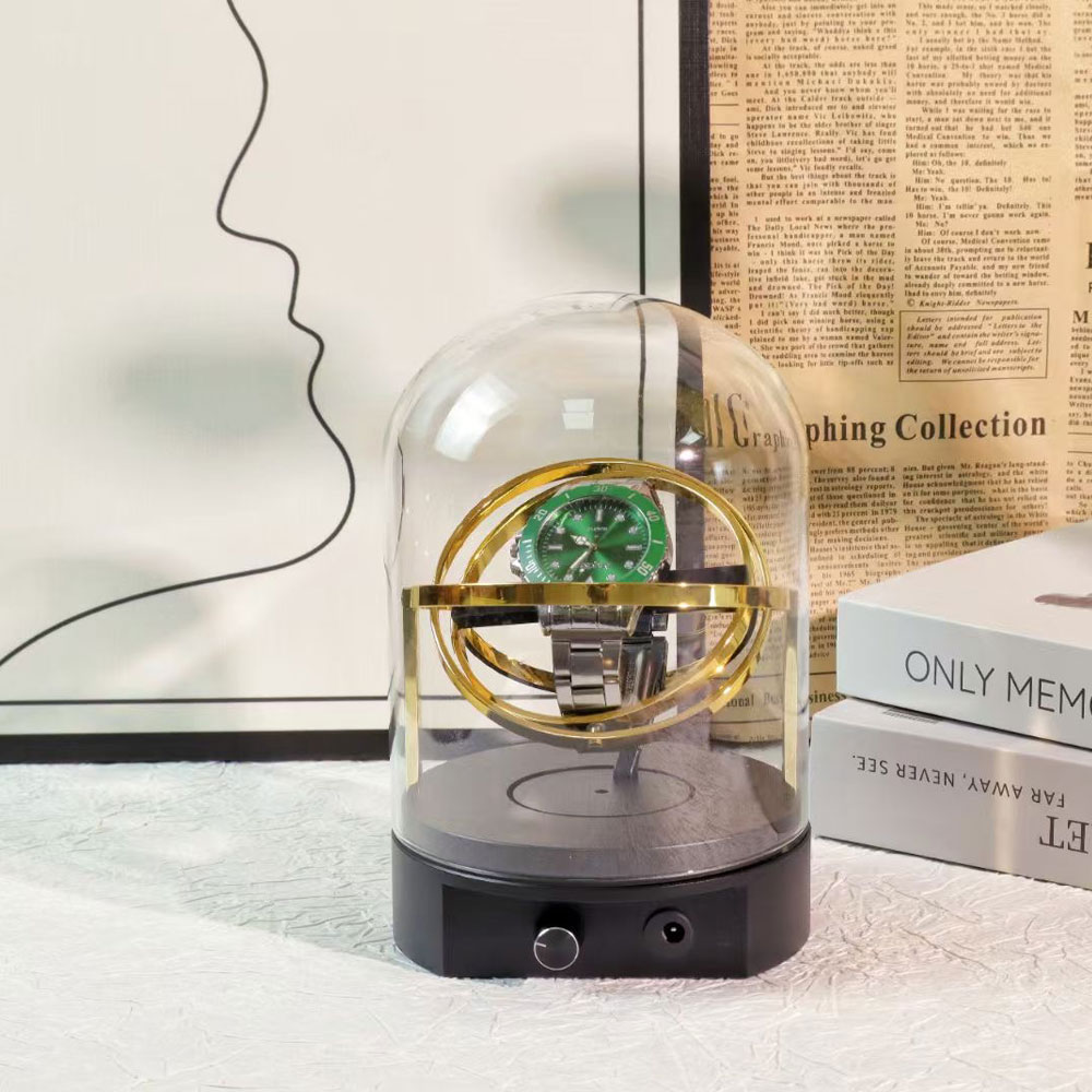 自動巻き時計ワインダー,収納ボックス,オービタルディスプレイ - Luxury Watch Winder Box のレビューと価格