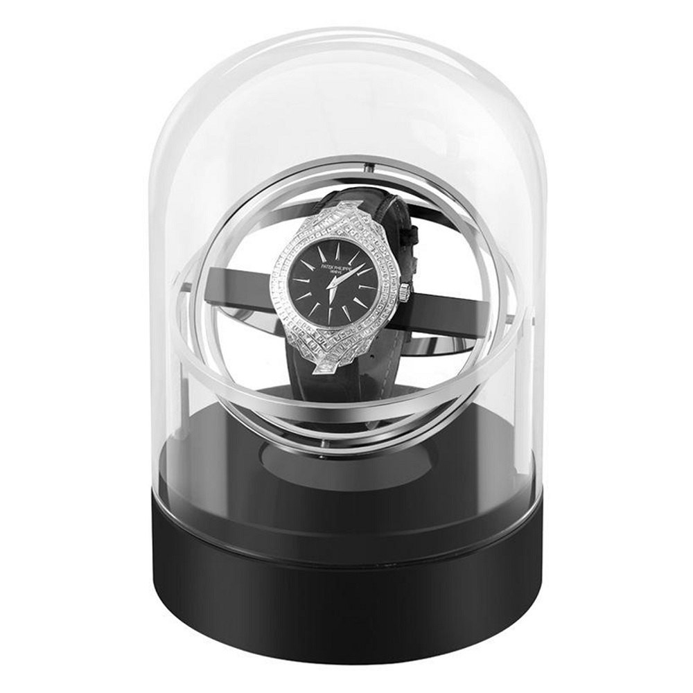 自動巻き時計ワインダー,収納ボックス,オービタルディスプレイ - Luxury Watch Winder Box のレビューと価格