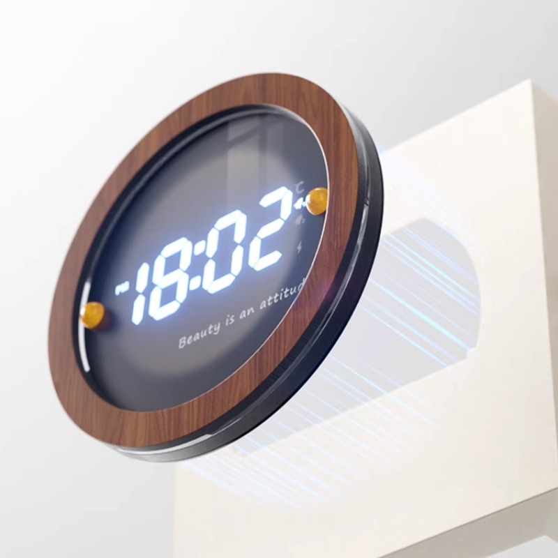 コーナー壁掛け時計両面壁時計モダン高級美的大型LED時計サイ - Luxury Watch Wall Clock のレビューと価格