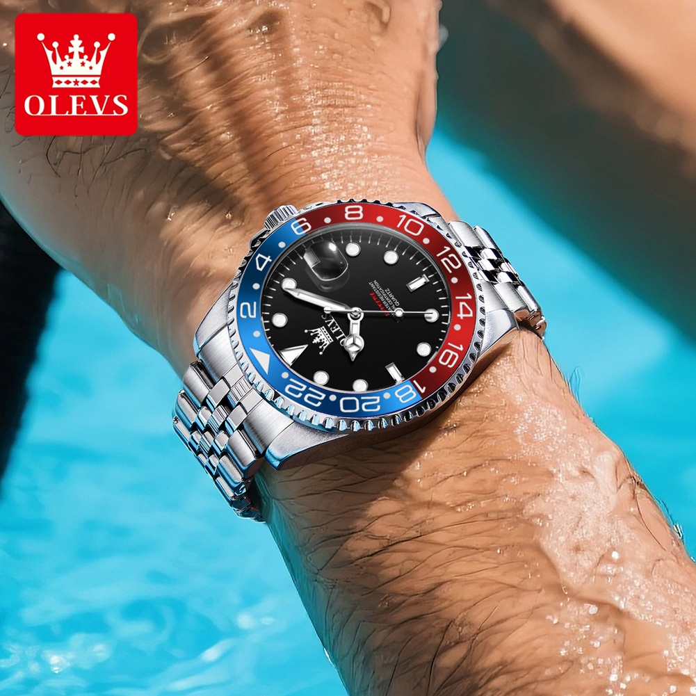 OLEVS 5657 オリジナルブランド メンズ腕時計 ビジ - Luxury Watch For Men のレビューと価格
