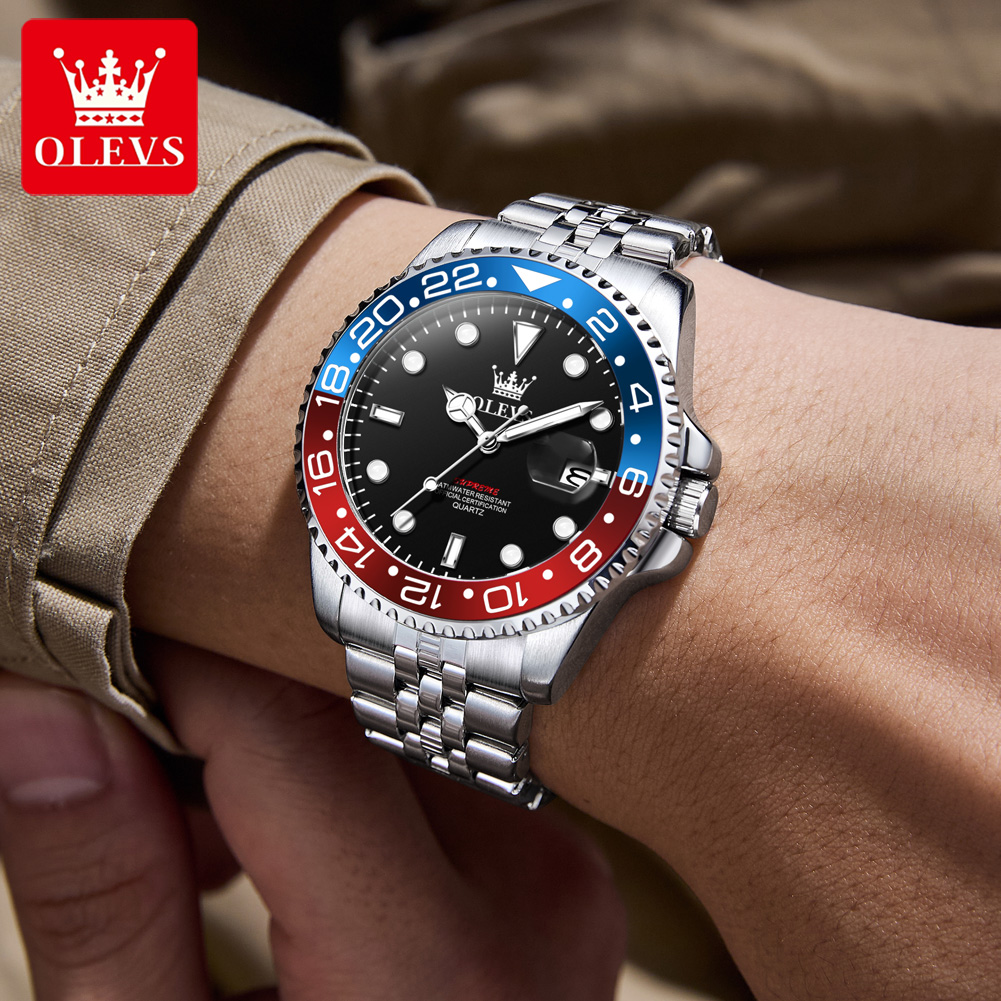 OLEVS 5657 オリジナルブランド メンズ腕時計 ビジ - Luxury Watch For Men のレビューと価格