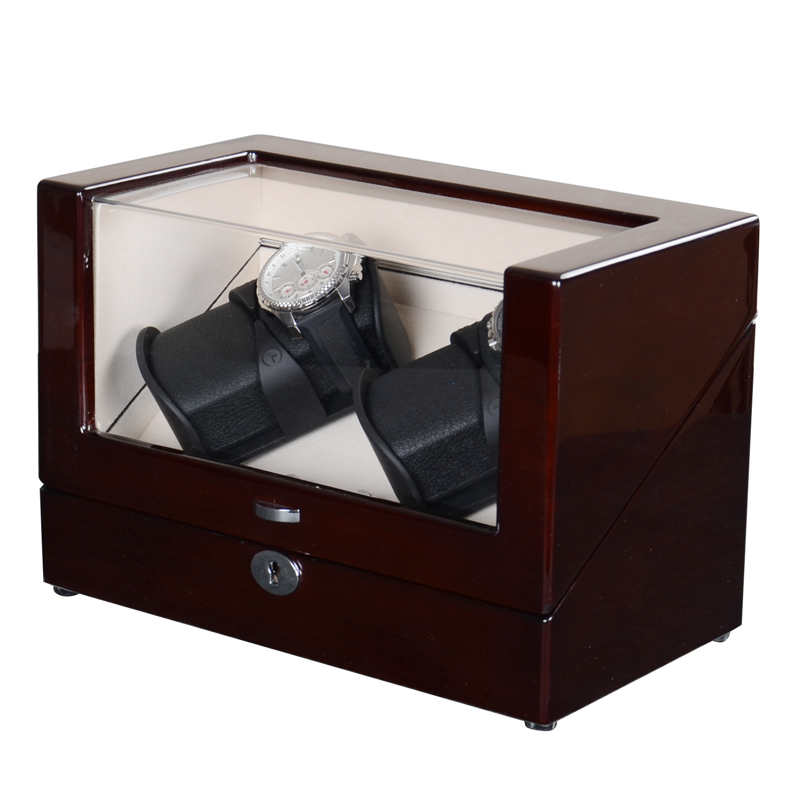 高級ウォッチワインダー自動時計ボックス機械式時計ホルダーロー - Luxury Watch Winder Box のレビューと価格
