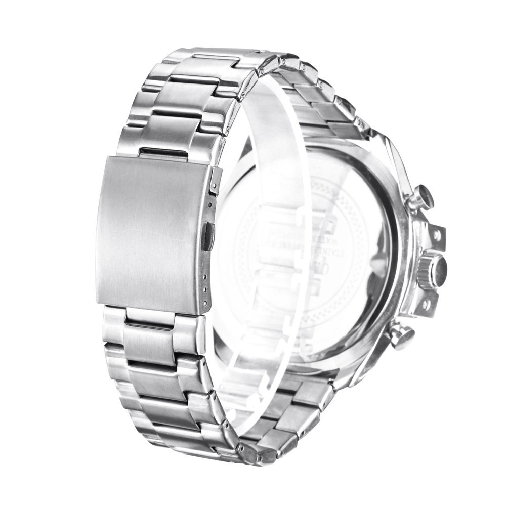 Cagarny 高級ブランド防水軍事スポーツは男性シルバース - Luxury Watch Mockup のレビューと価格