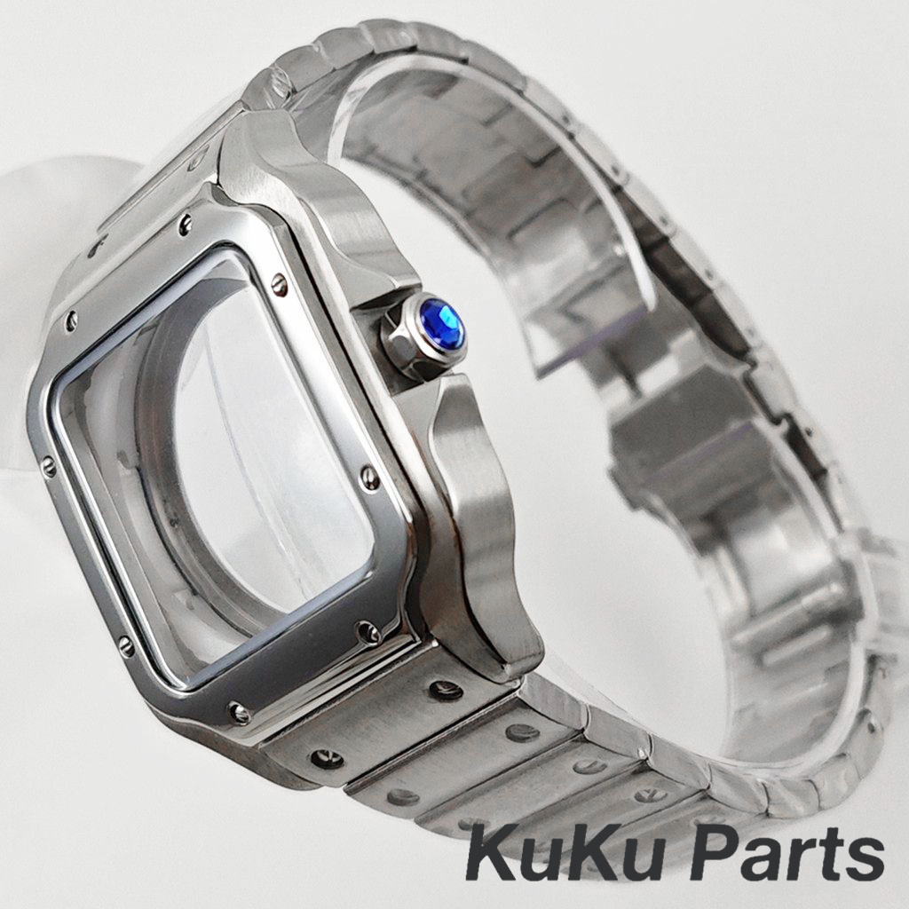 NH35 38mm スクエアウォッチケース 316Lステンレ - Bronze Case Watch のレビューと価格