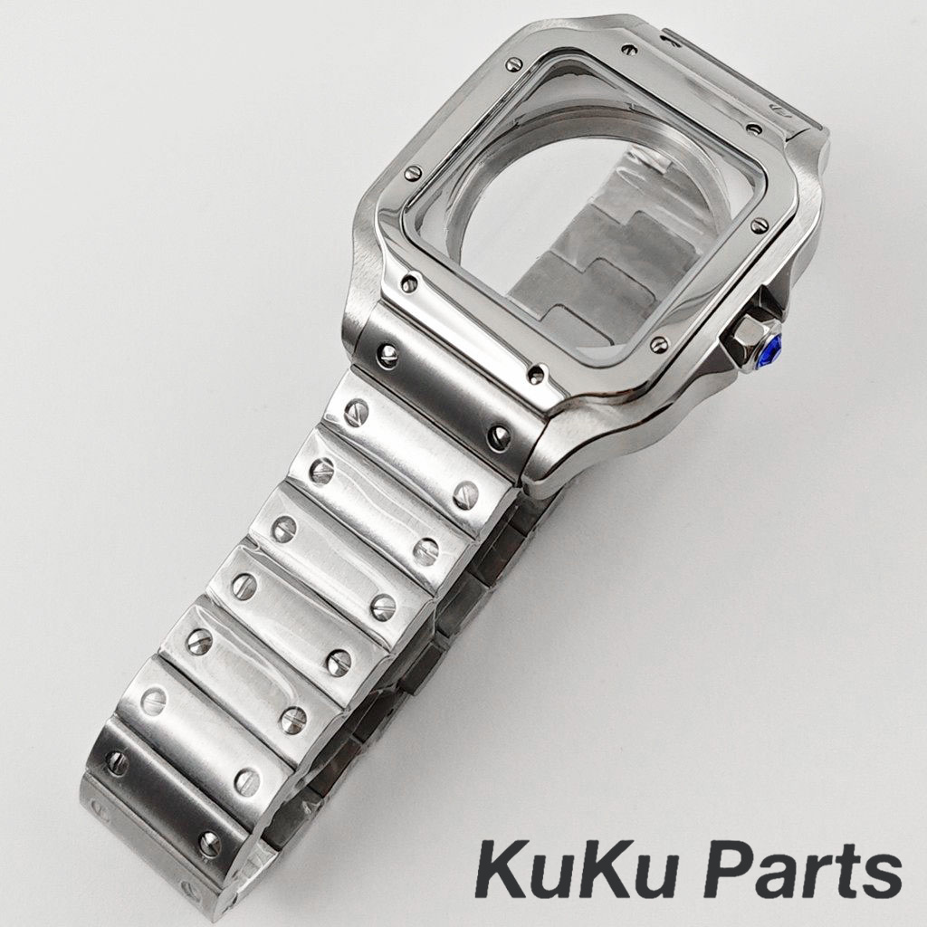 NH35 38mm スクエアウォッチケース 316Lステンレ - Bronze Case Watch のレビューと価格