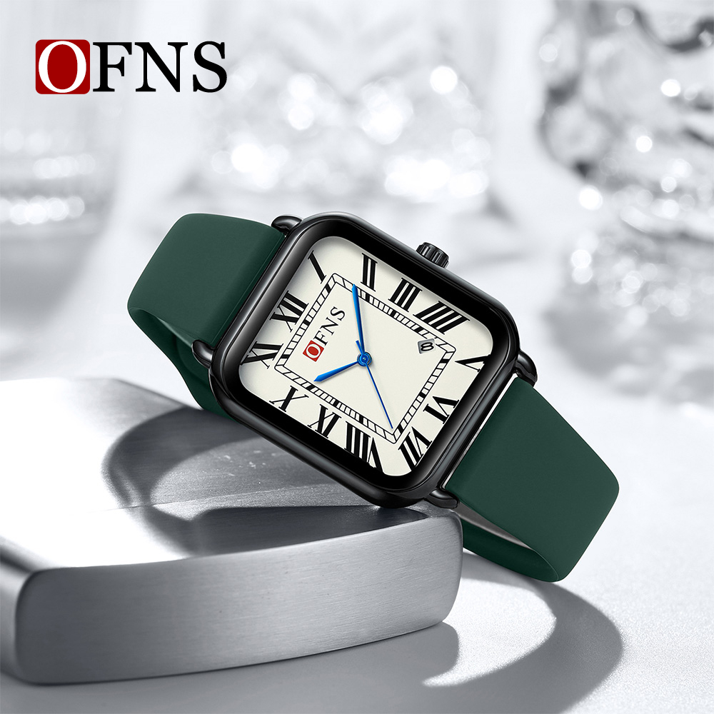 Ofns 1533 ローマ数字メンズレディース腕時計高級ミリ - Luxury Watch Rubber Strap のレビューと価格