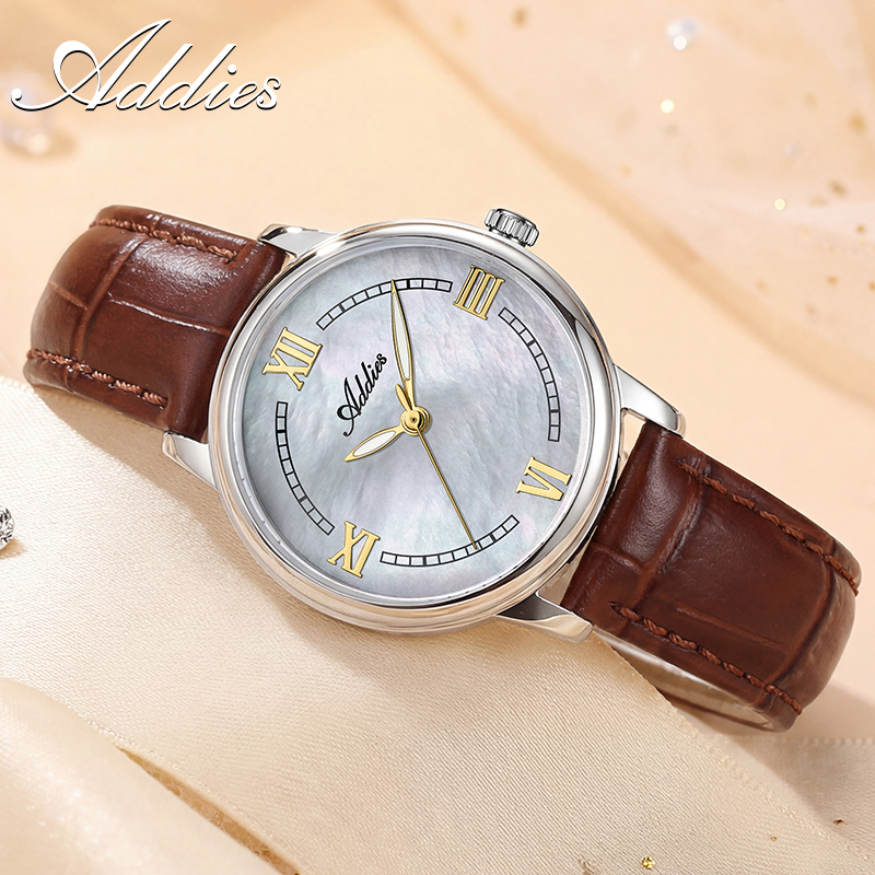 ADDIES レザークォーツ女性腕時計新しい高級 32 ミリ - Luxury Watch Holder のレビューと価格