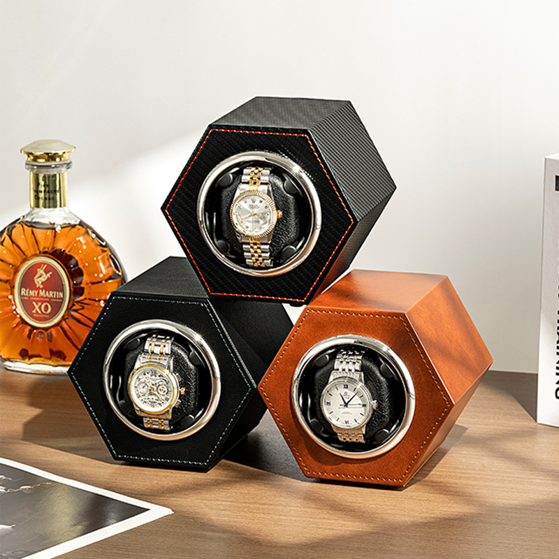 ミニシングル回転時計ワインダー、調整可能なモーター、マルチギ - Luxury Watch Winder Box のレビューと価格
