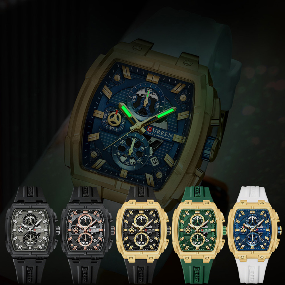 CURREN 高級ヴィンテージ腕時計 メンズ スポーツ クロ - Luxury Watch Display のレビューと価格