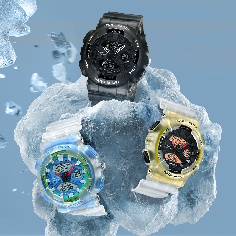 TIMEARTX メンズ腕時計高級多機能大型文字盤腕時計透明 - Luxury Watch Rubber Strap のレビューと価格