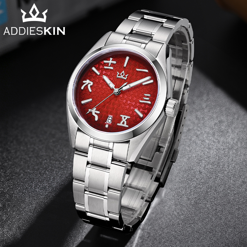 ADDIESKIN 2026 新しいメンズ自動機械式時計 M - Luxury Watch Brands Logo のレビューと価格