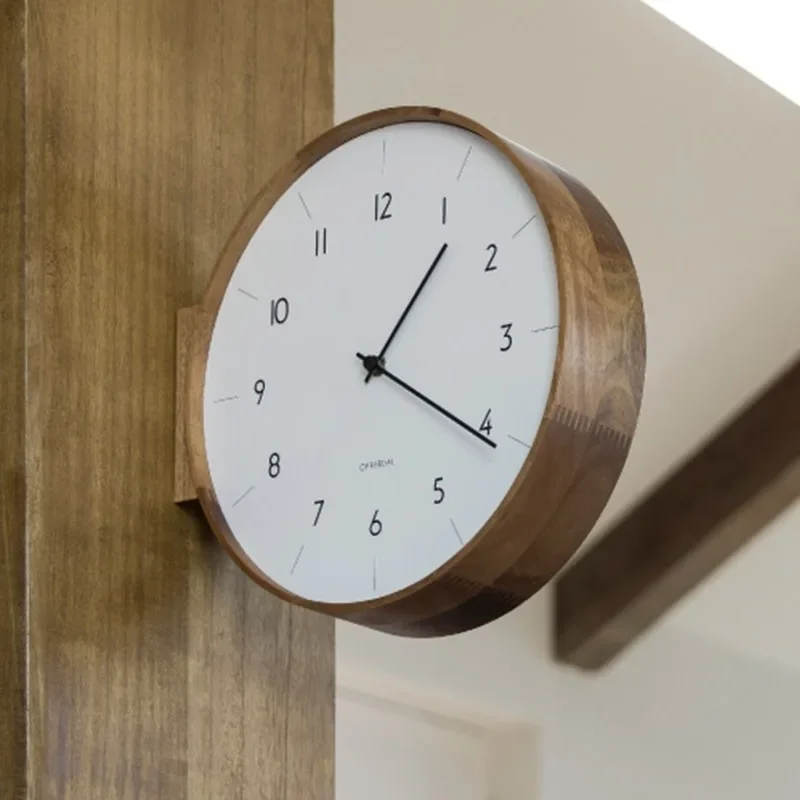 モダンな両面壁掛け時計、美しい壁時計、静音でエレガントな時計 - Luxury Watch Wall Clock のレビューと価格