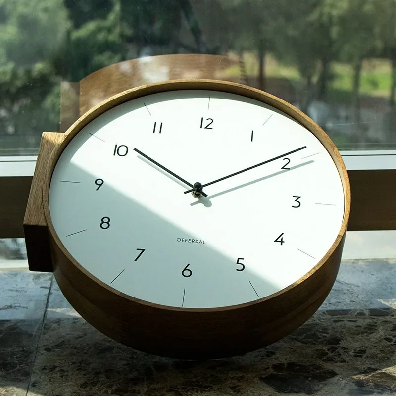 モダンな両面壁掛け時計、美しい壁時計、静音でエレガントな時計 - Luxury Watch Wall Clock のレビューと価格