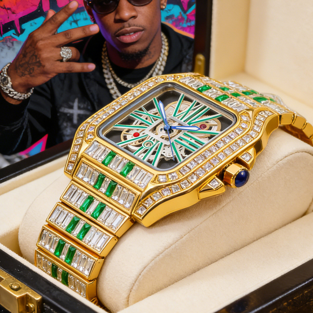 ロゴなし高品質アイスアウト2026ラグジュアリーブリンブリン - Luxury Watch Brands Logo のレビューと価格