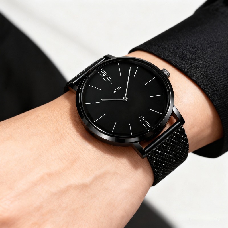 シンプルなメンズファッションウォッチ トップブランド 高級ク - Luxury Watch Mockup のレビューと価格