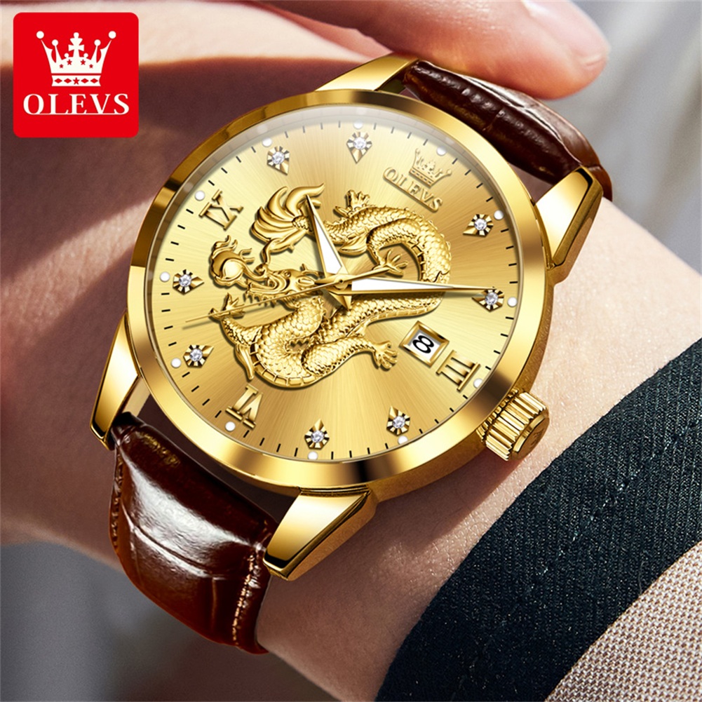 OLEVS トップブランドメンズ腕時計ファッションクォーツ高 - Luxury Watch In China のレビューと価格