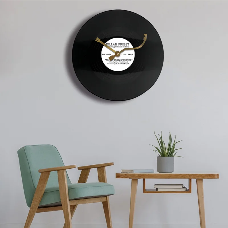 12 インチビニールレコードレトロクリエイティブ時計サイレン - Luxury Watch Wall Clock のレビューと価格