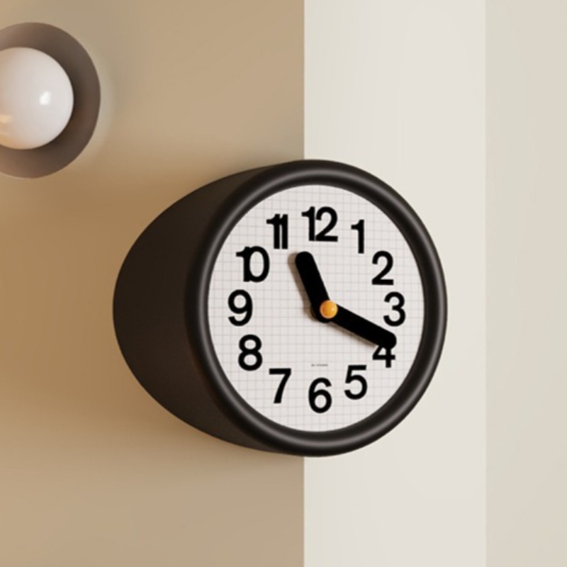 コーナー壁掛け時計装飾壁時計高級美的モダンインテリア時計サイ - Luxury Watch Wall Clock のレビューと価格