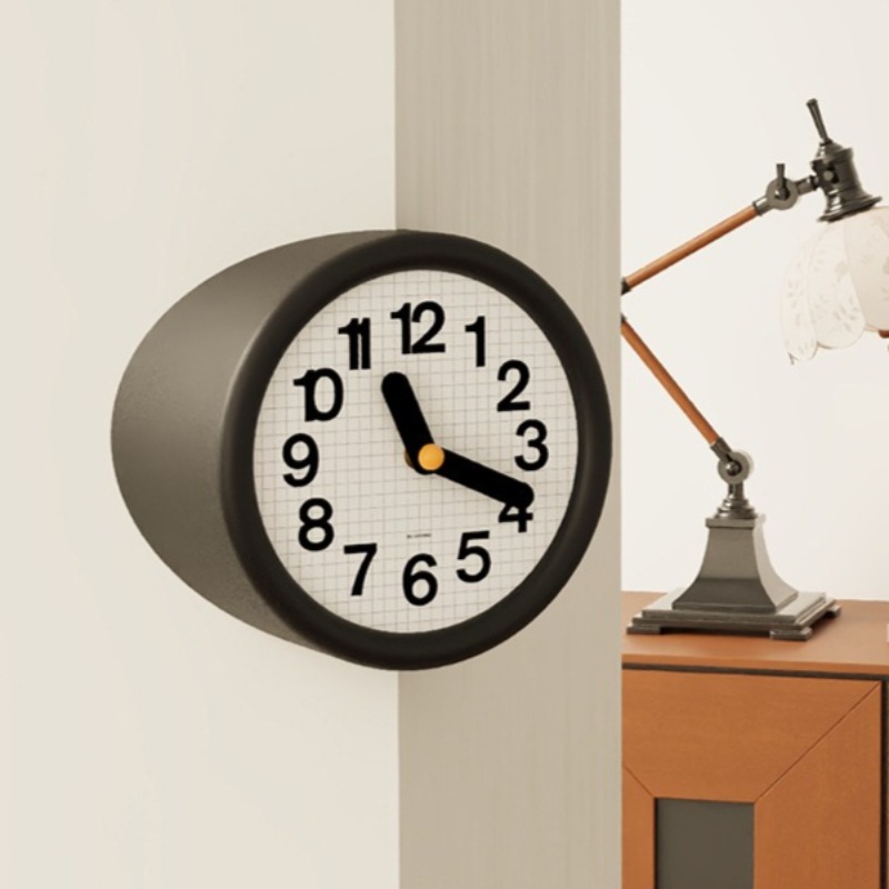 コーナー壁掛け時計装飾壁時計高級美的モダンインテリア時計サイ - Luxury Watch Wall Clock のレビューと価格