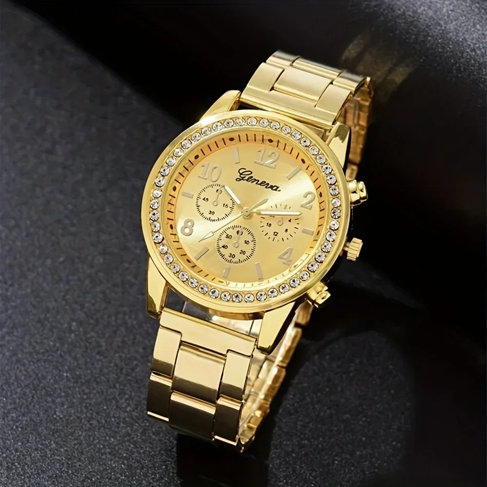 高級ラインストーンクォーツ腕時計、ファッションアナログパーテ - Luxury Watch Gift For Her のレビューと価格