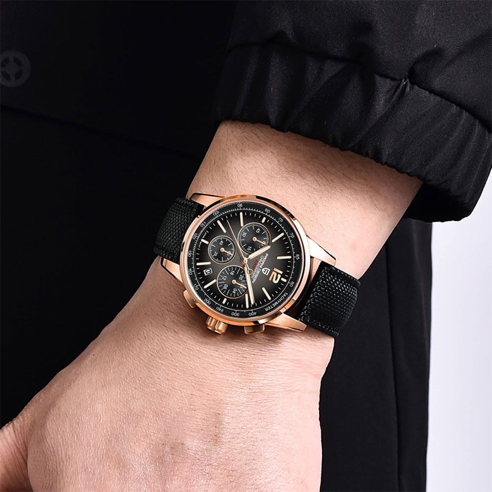 パガーニデザイン 新品 メンズ腕時計 41mm クロノグラフ - Luxury Watch Mockup のレビューと価格