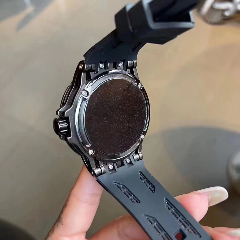 高級3Dクリエイティブ2025クォーツ腕時計メンズAAAクー - Luxury Watch Rubber Strap のレビューと価格