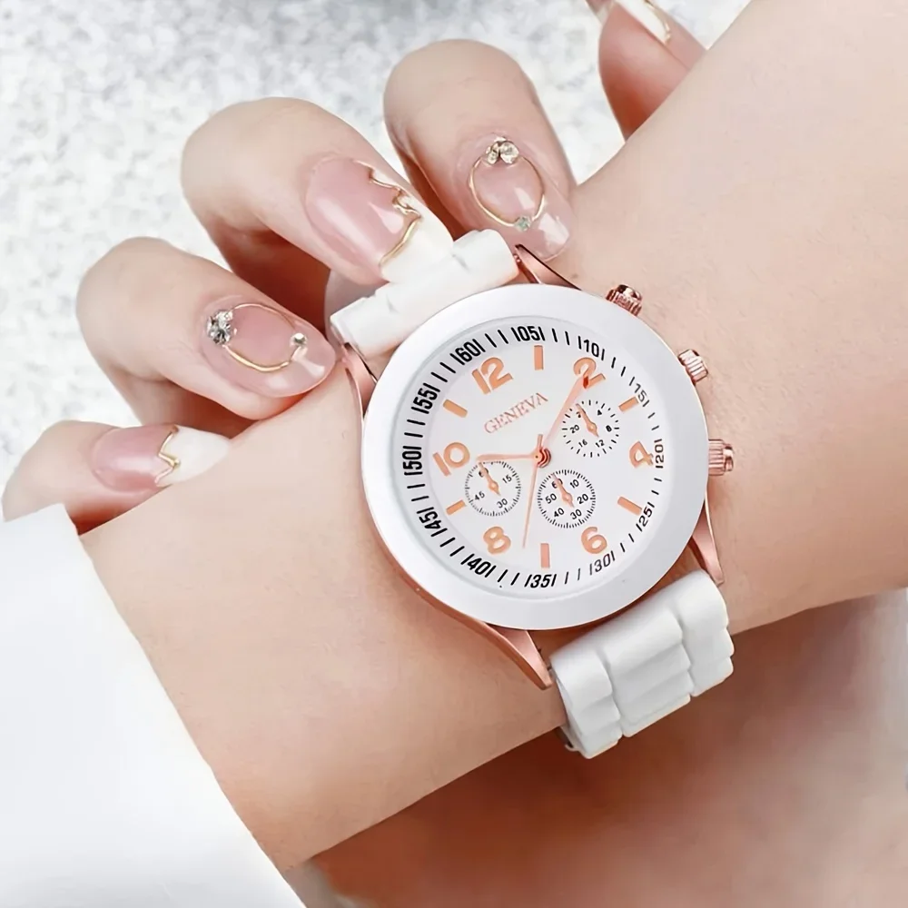 2 個の高級レディース腕時計セットファッション高級エレガント - Luxury Watch Rubber Strap のレビューと価格