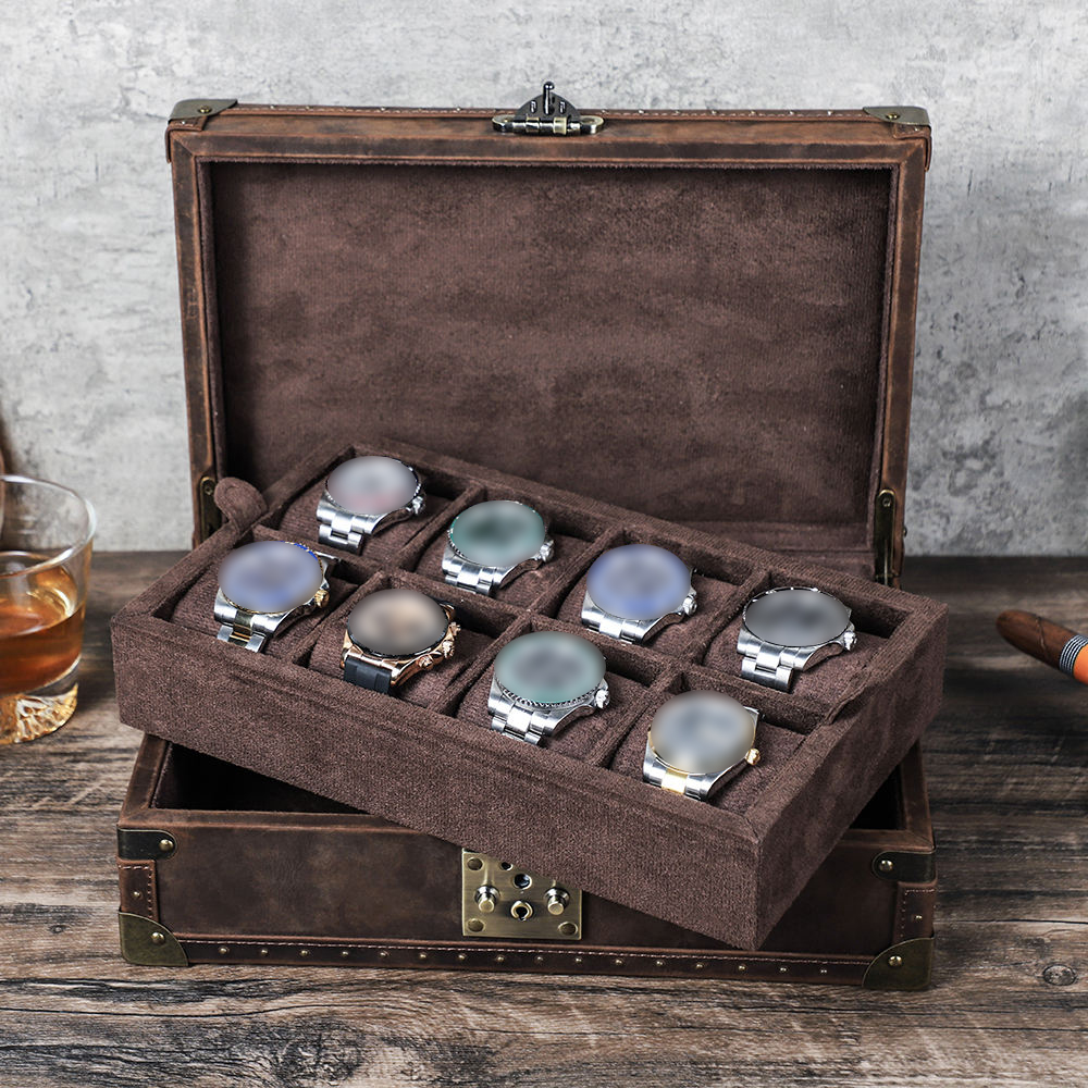 CONTACT'S FAMILY 8 レザーカスタムウォッチ - Luxury Watch Organizer のレビューと価格