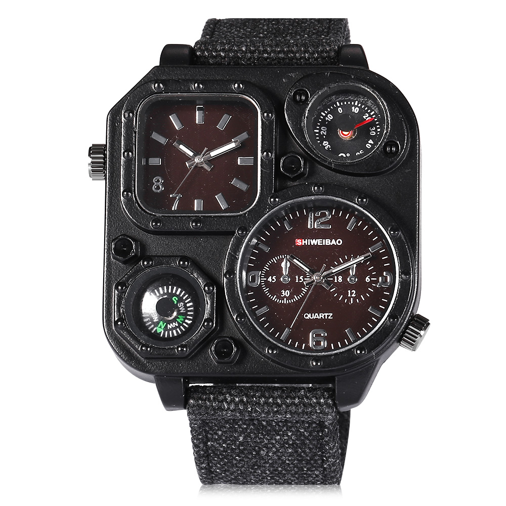 クォーツメンズウォッチトップブランドの高級キャンバスストラッ - Luxury Watch Zone のレビューと価格