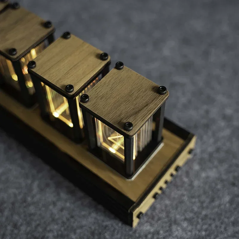新しい高級ニキシーグローチューブ時計木製 DIY テーブルク - Luxury Watch In China のレビューと価格