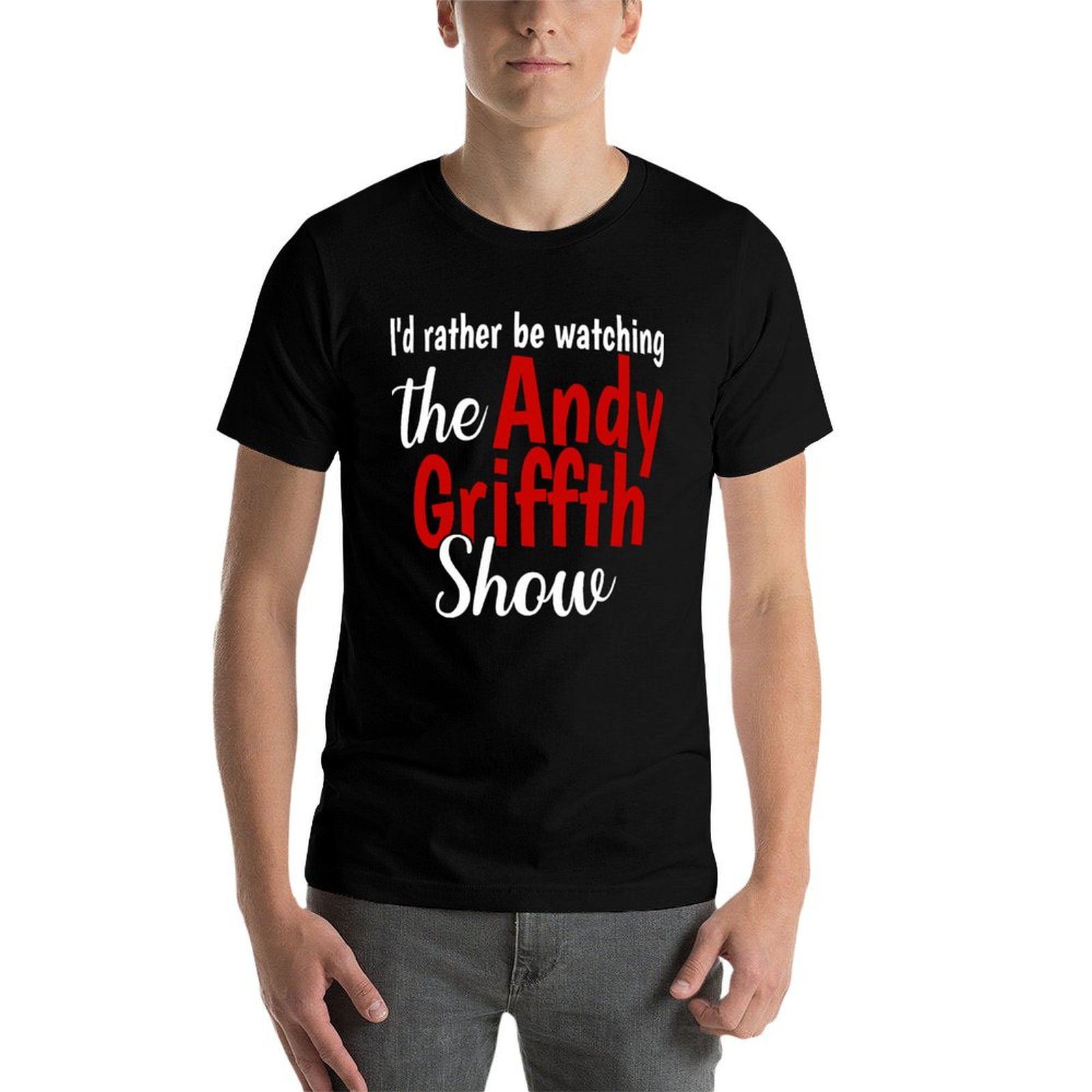 私はアンディ・グリフィスを見ながらいきたい Tシャツ メンズ - Luxury Watch In China のレビューと価格