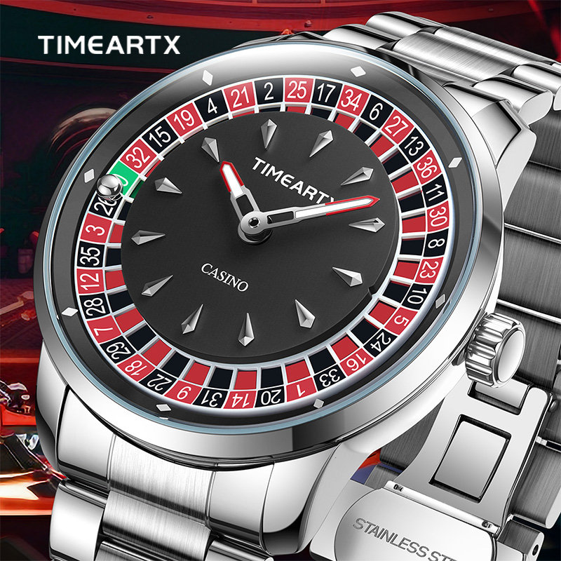 TIMEARTX ブランドの新しい高級クォーツ時計男性用ヨー - Luxury Watch Mockup のレビューと価格